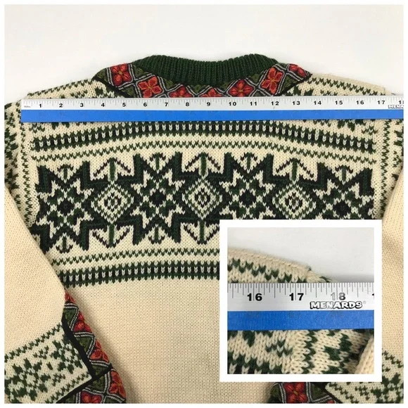 Vintage Dale Of Norway Unisex Wool Cardigan Sweater Sz 40 (Small) - Picture 12 of 13